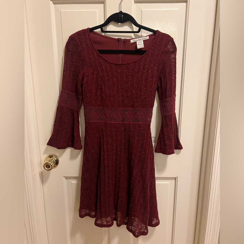 American Rag Maroon sweater dress size small